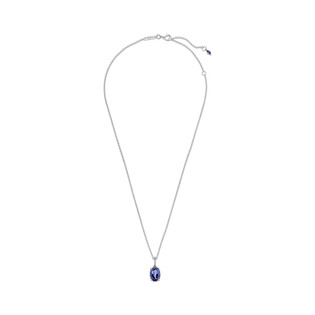 Naszyjnik z lśniącą owalną zawieszką Pandora PE 390055C01 próba 925