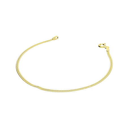 Bransoleta pozłacana snake płaski BC 1475-025 GOLD próba 925