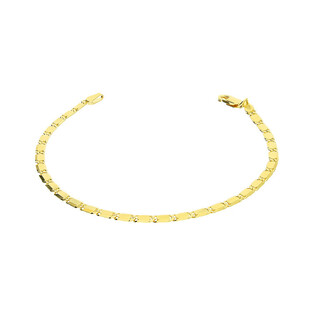 Bransoleta pozłacana z blaszkami BC 1766-060 GOLD próba 925