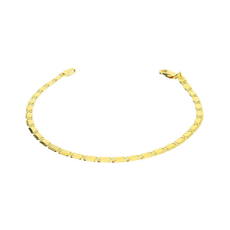 Bransoleta pozłacana z blaszkami BC 1766-060 GOLD próba 925