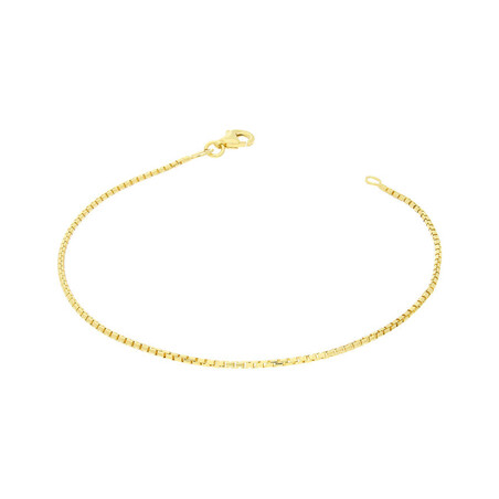 Bransoleta pozłacana kostka okrągła NI CAF-KVD 030 GOLD próba 925