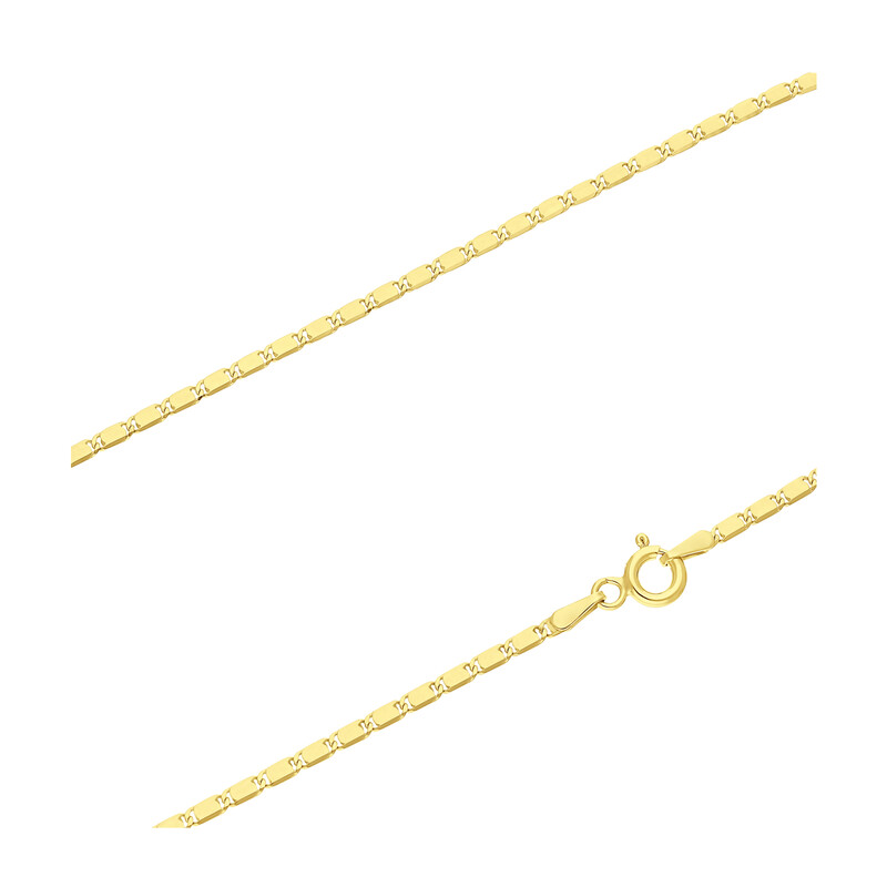 Łańcuszek blaszki BC 1766-040 GOLD próba 925 Sezam - 1