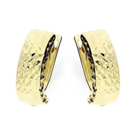 Kolczyki złote prostokątne blaszki grawerowane/ang.zap. AR XXDCNSE7431-1 próba 375