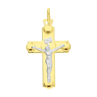 Krzyżyk złoty z wizerunkiem Pana Jezusa CB C-601 próba 585