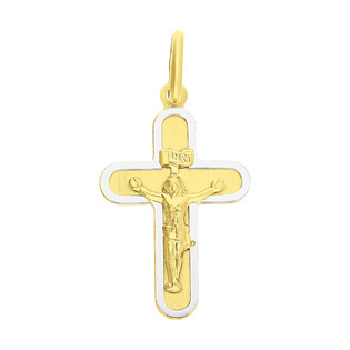 Krzyżyk złoty z wizerunkiem Pana Jezusa CB C-857 próba 585