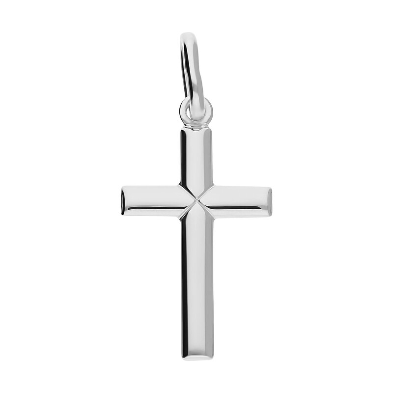 Krzyżyk srebrny gładki NI CI1194 próba 925