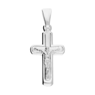 Krzyżyk srebrny z wizerunkiem Pana Jezusa NI CI1461 próba 925