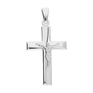Krzyżyk srebrny z wizerunkiem Pana Jezusa WB NI XCI01682 próba 925