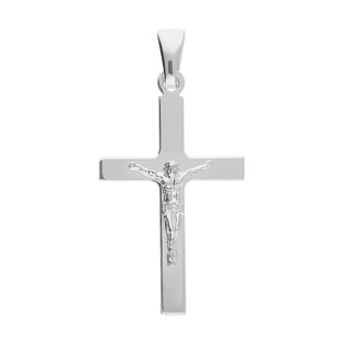 Krzyżyk srebrny z wizerunkiem Pana Jezusa NI XCI01907 próba 925
