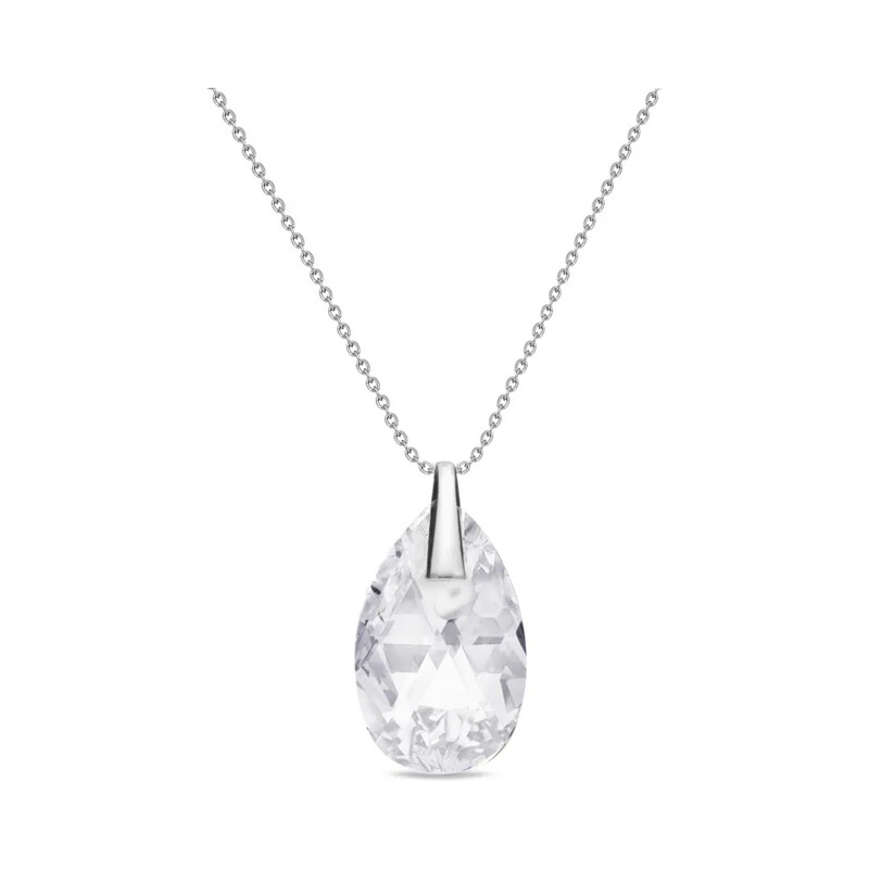 Srebrny Naszyjnik z Kryształem Swarovski pr. 925 - JubilerSezam.pl
