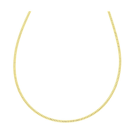 Naszyjnik pozłacany omega RT BIG naszyjnik omega próba 925