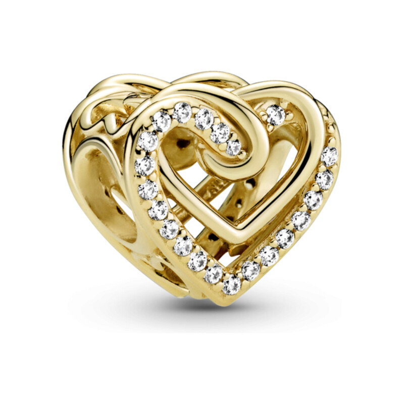 Charms Pandora Lśniące złączone serca PE 769270C01
