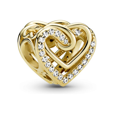 Charms Pandora Lśniące złączone serca  PE 769270C01