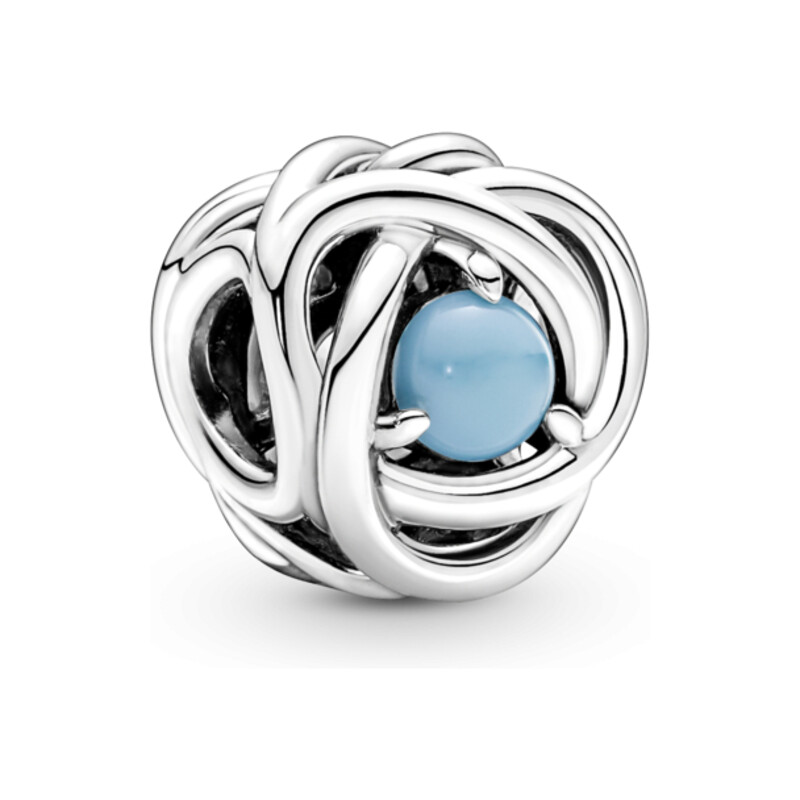 Charms Pandora Turkusowy symbol wieczności PE 790064C02 próba 925