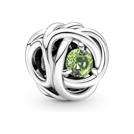 Charms Pandora Jasnozielony symbol wieczności PE 790065C03 próba 925