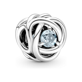 Charms Pandora Błękitny symbol wieczności  PE 790065C09 próba 925
