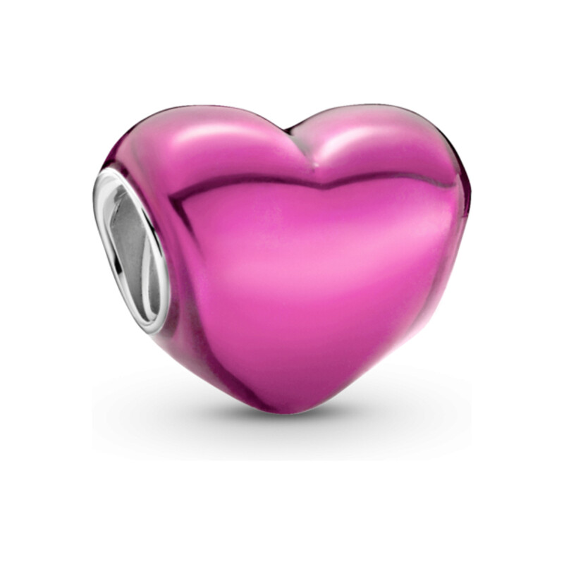 Charms Pandora Metaliczne różowe serce PE 799291C03 próba 925