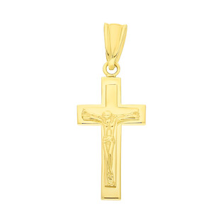 Krzyżyk złoty z wizerunkiem Pana Jezusa WB AR XP10860-II-LP próba 585