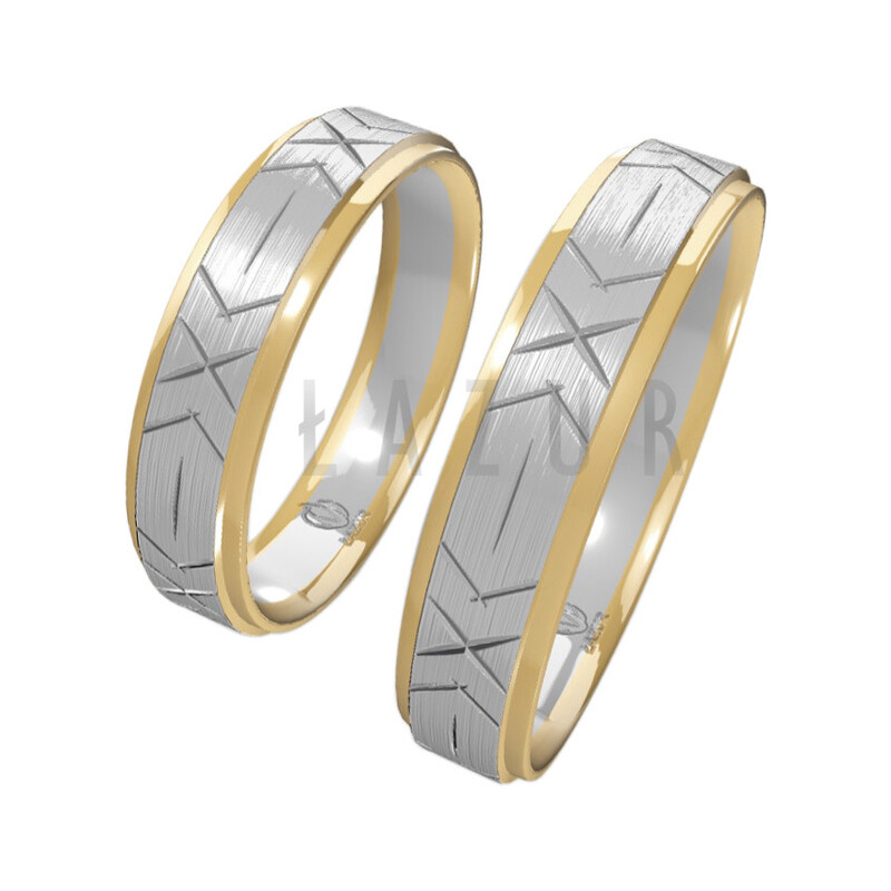 Obrączka Obrączki Ślubne LA B09 próba 585