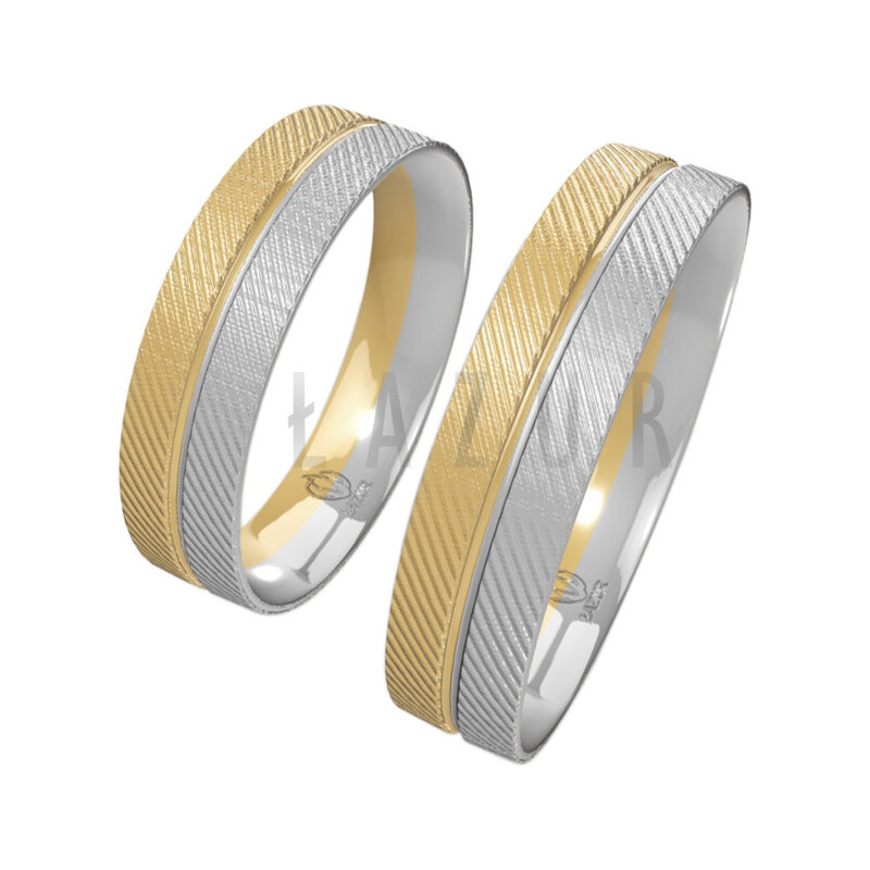 Obrączka Obrączki Ślubne LA B09 próba 585