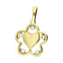 Zawieszka złota serce blask w kwiatku z cyrkoniami MZ T5-ES-990-CZ-ST próba 333