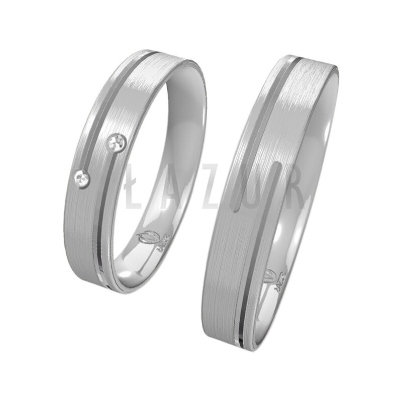 Obrączka Obrączki Ślubne LA B31 próba 585