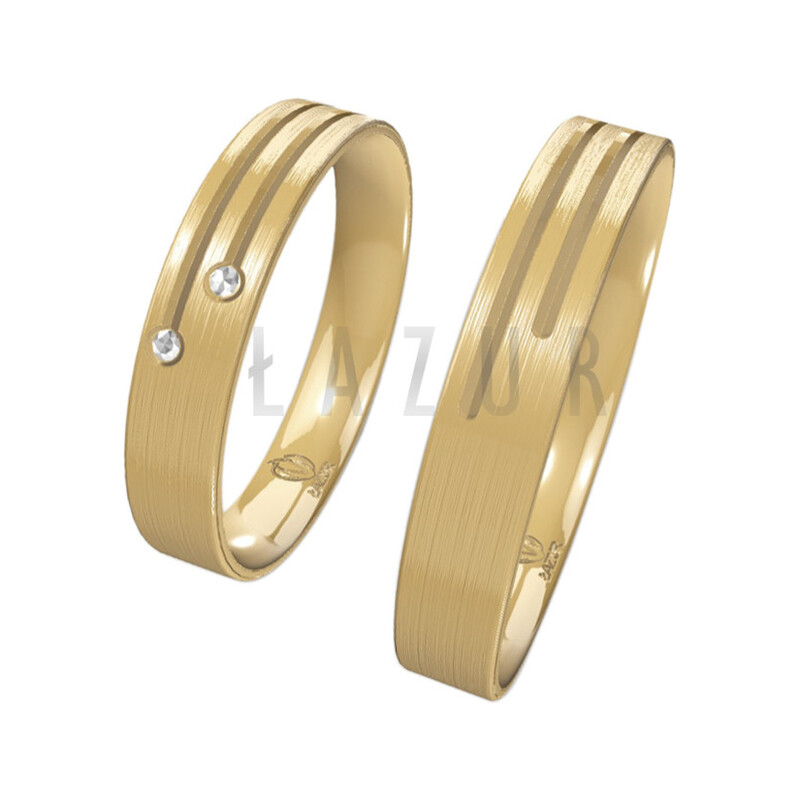 Obrączka Obrączki Ślubne LA B32 próba 585