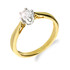 Pierścionek zaręczynowy z diamentem ROYAL 0,15ct RQ 152M-0,15-P próba 585