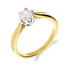 Pierścionek zaręczynowy z diamentem ROYAL 0,25ct RQ 152M-0,25-P próba 585