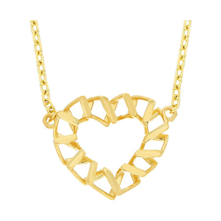 Naszyjnik złoty ażurowe serce/rolo AR VX4FOR6N6836-IV-DC próba 585