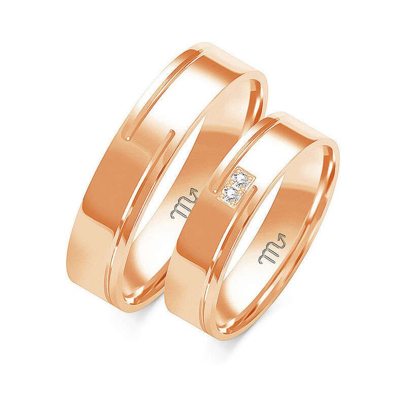 Obrączki ślubne ZO O-94 próba 585