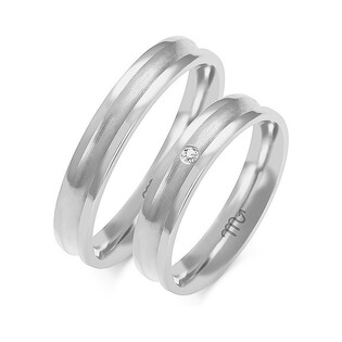 Obrączki ślubne z diamentami ZO O-89 próba 585