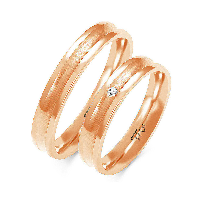 Obrączki ślubne ZO O-89 próba 585