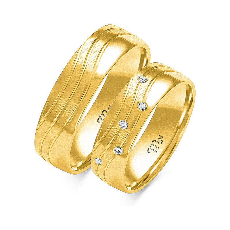 Obrączki ślubne ZO O-86 próba 585