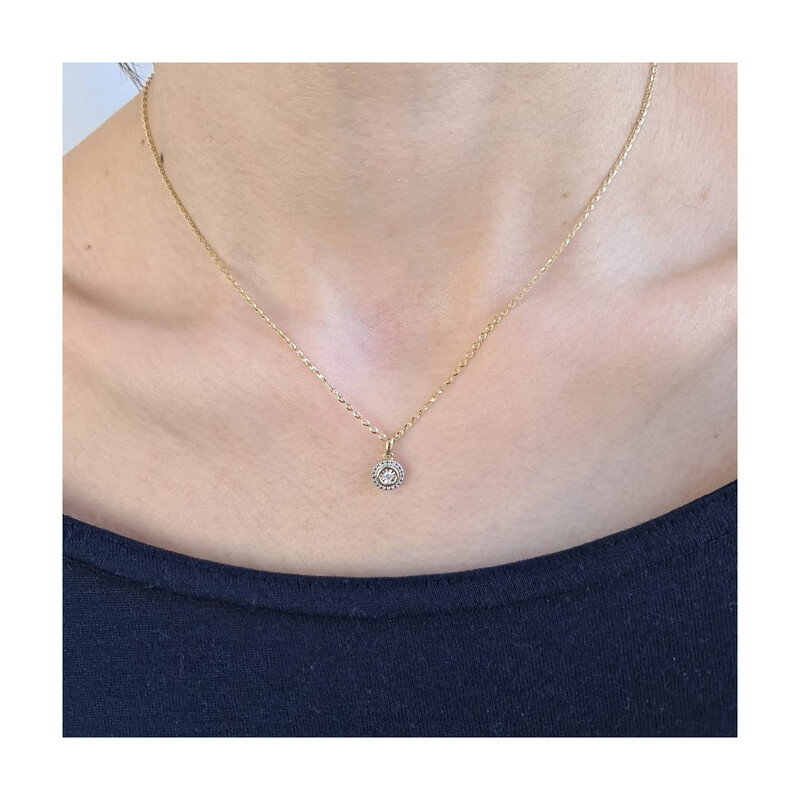 Zawieszka MAGIC-0,03ct opr.bead LC JE5247-JP6781Y próba 585