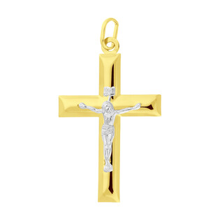 Krzyżyk złoty z wizerunkiem Pana Jezusa CB C-495 próba 585