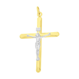 Krzyżyk złoty z wizerunkiem Pana Jezusa W CB C-501 próba 585