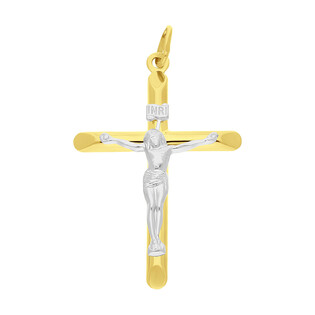 Krzyżyk złoty z wizerunkiem Pana Jezusa W CB C-502 próba 585