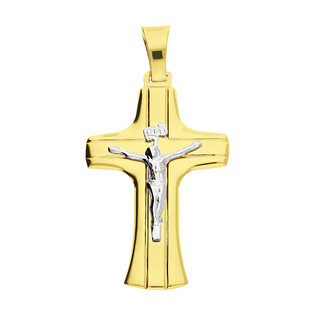 Krzyżyk złoty z wizerunkiem Pana Jezusa CB C-596 próba 585