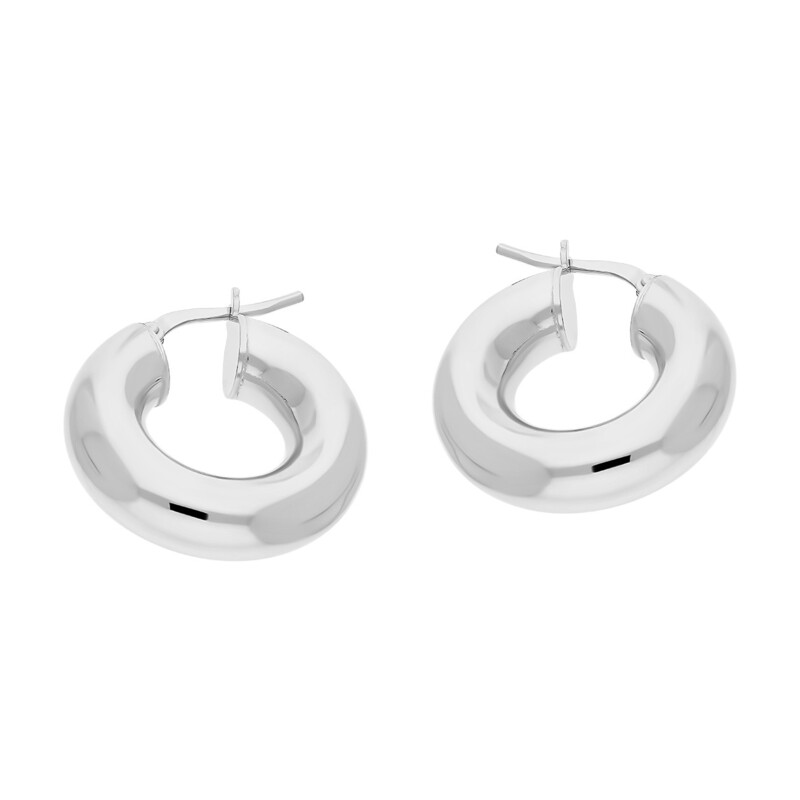 Kolczyki srebrne kółka rurka 10mm/ang.zap NI KDM-10mm-6,00 ANG ROD próba 925