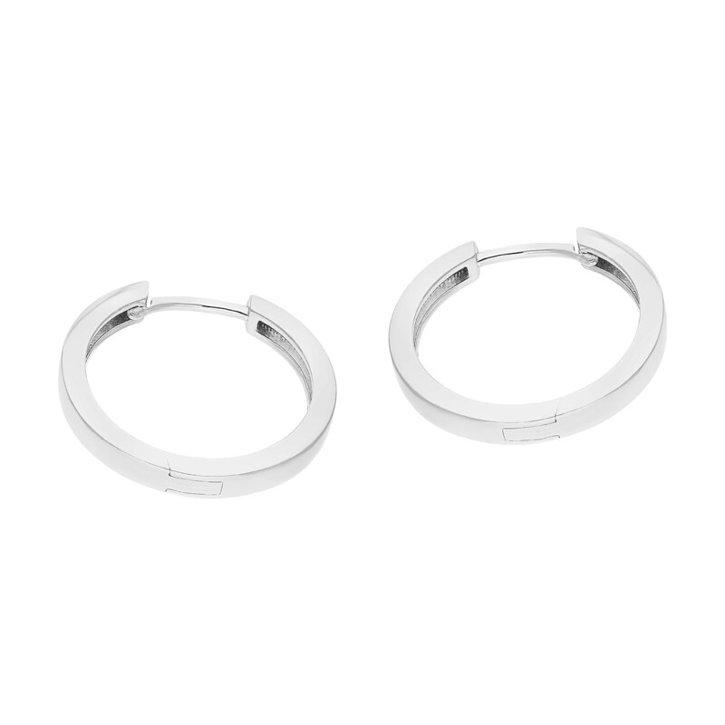 Kolczyki blaszki blask kółka OL OKP307 próba 925