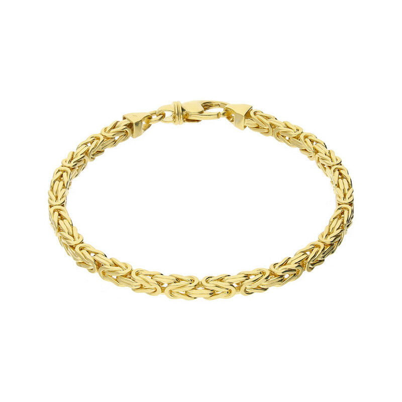 Bransoleta złota splot królewski BC 1380-090 próba 585