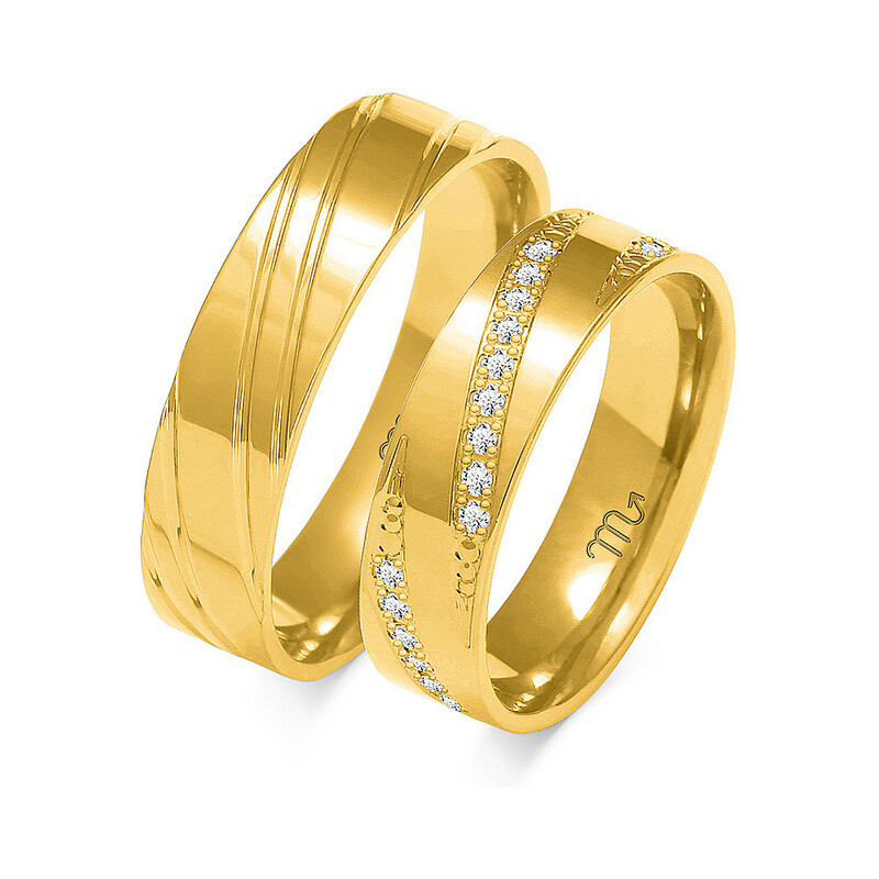 Obrączki ślubne ZO O-138 próba 585