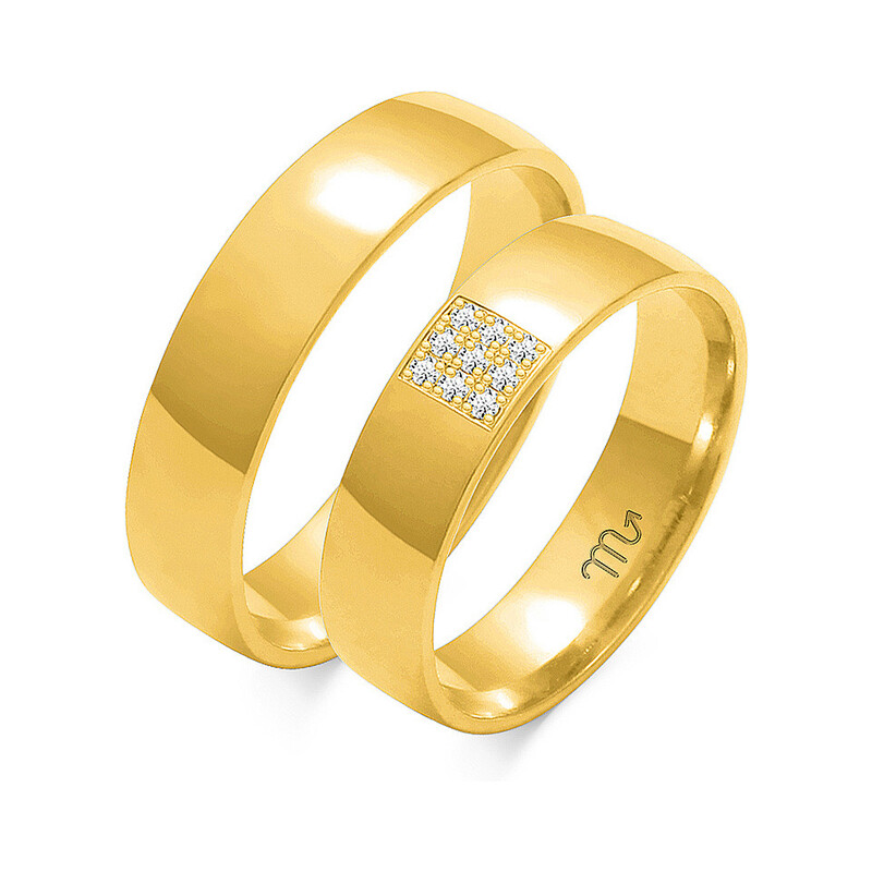 Obrączki ślubne ZO O-129 próba 585