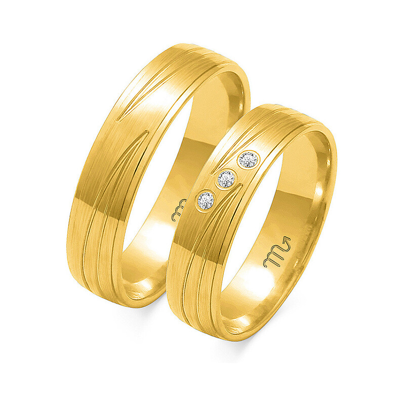 Obrączki ślubne ZO O-118 próba 585