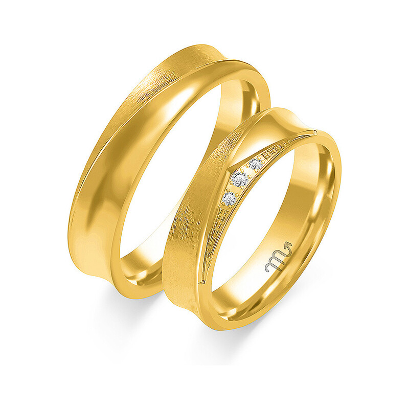 Obrączki ślubne ZO O-174 próba 585