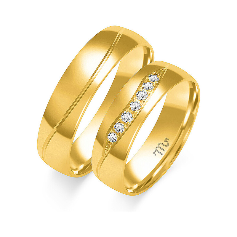 Obrączki ślubne ZO O-173 próba 585