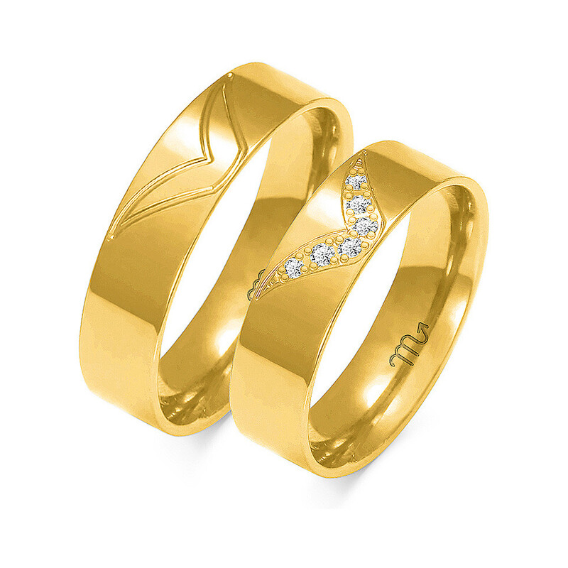 Obrączki ślubne ZO O-171 próba 585