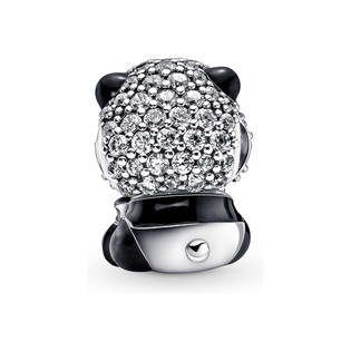 Charms z lśniącą uroczą pandą Pandora PE 790771C01 próba 925