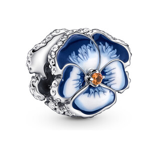 Charms Pandora Błękitny bratek PE 790777C02 próba 925
